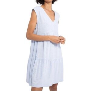 2/$30 Social Standard by Sanctuary Womens Large Cot/Ray Tiered V-Neck Mini Dress